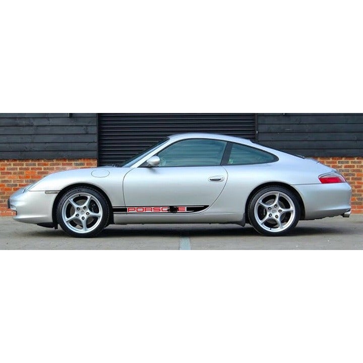 Two Tone Triple Stripe Side Custom Decal Set for Porsche 911 1997-2004 996 996.2