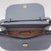 Tory Burch 86838 Brunnera Blue With Gold Hardware Women's Britten Small Saddle B
