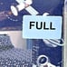 New Power Down Brand Astronaut Outer Space Alien Soft Full/Double Sheet Set Blue
