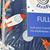 New Power Down Brand Astronaut Outer Space Alien Soft Full/Double Sheet Set Blue