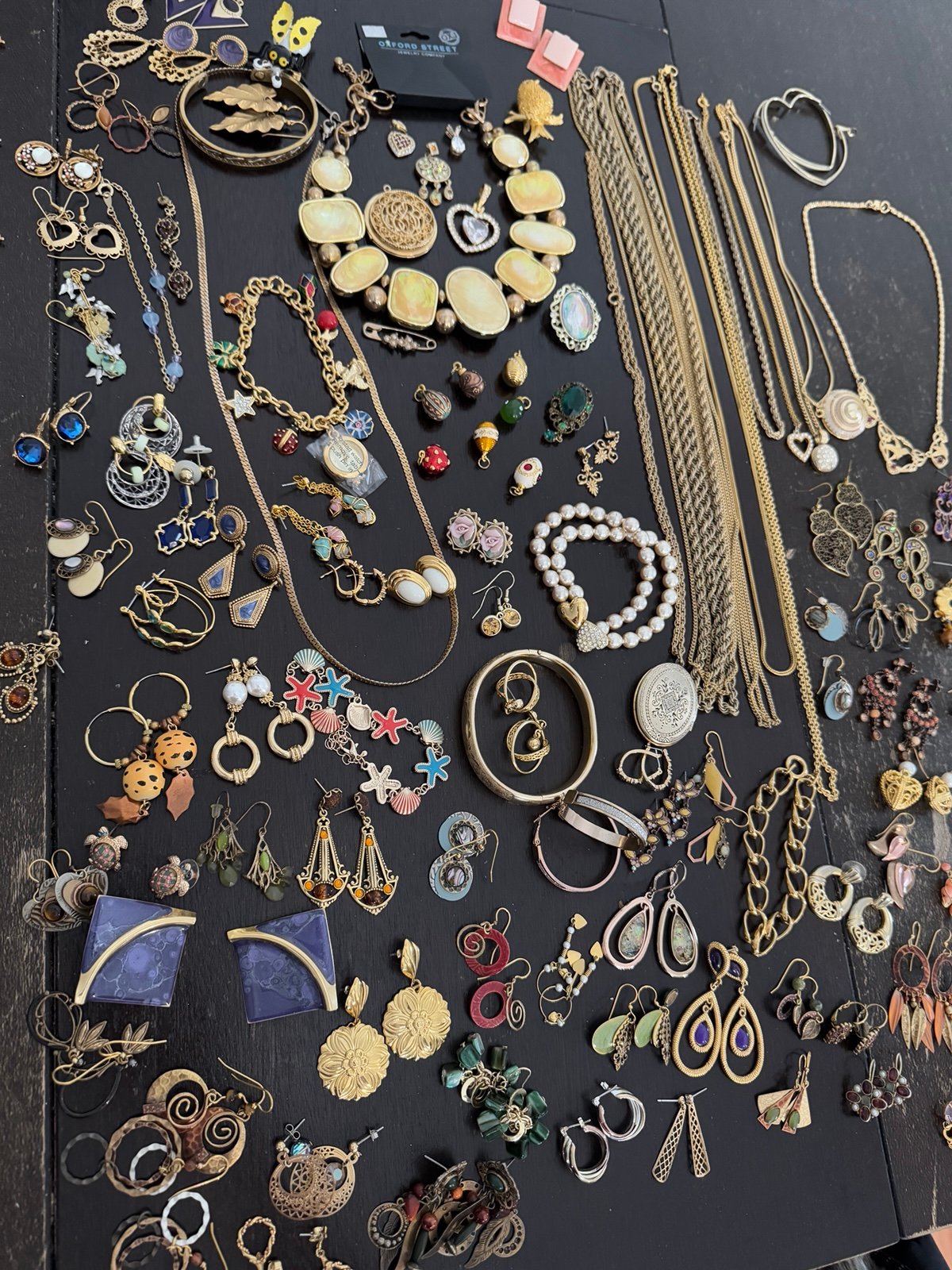 HUGE Vintage Costume Jewelry Lot 7 Joan Rivers Fabergé Eggs, Avon, Trifari