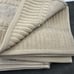 Vintage Decorative Hand Guest Towel Embroidered Decorated Border Ribbed European