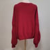 Free People All Day Long V-Neck Sweater Fuego Rosa Size Large