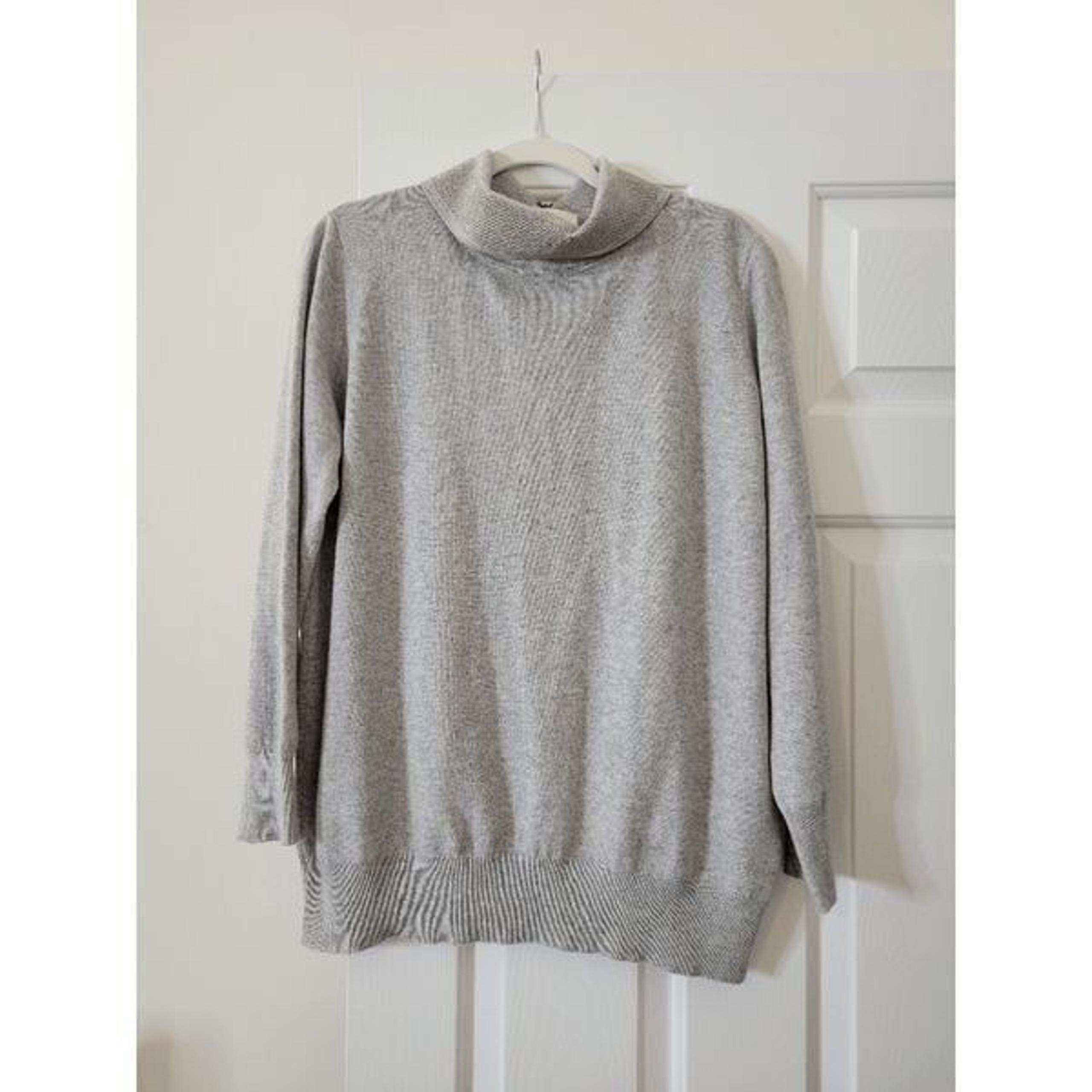 FABIANA FILIPPI Embellished collar wool blend sweater M