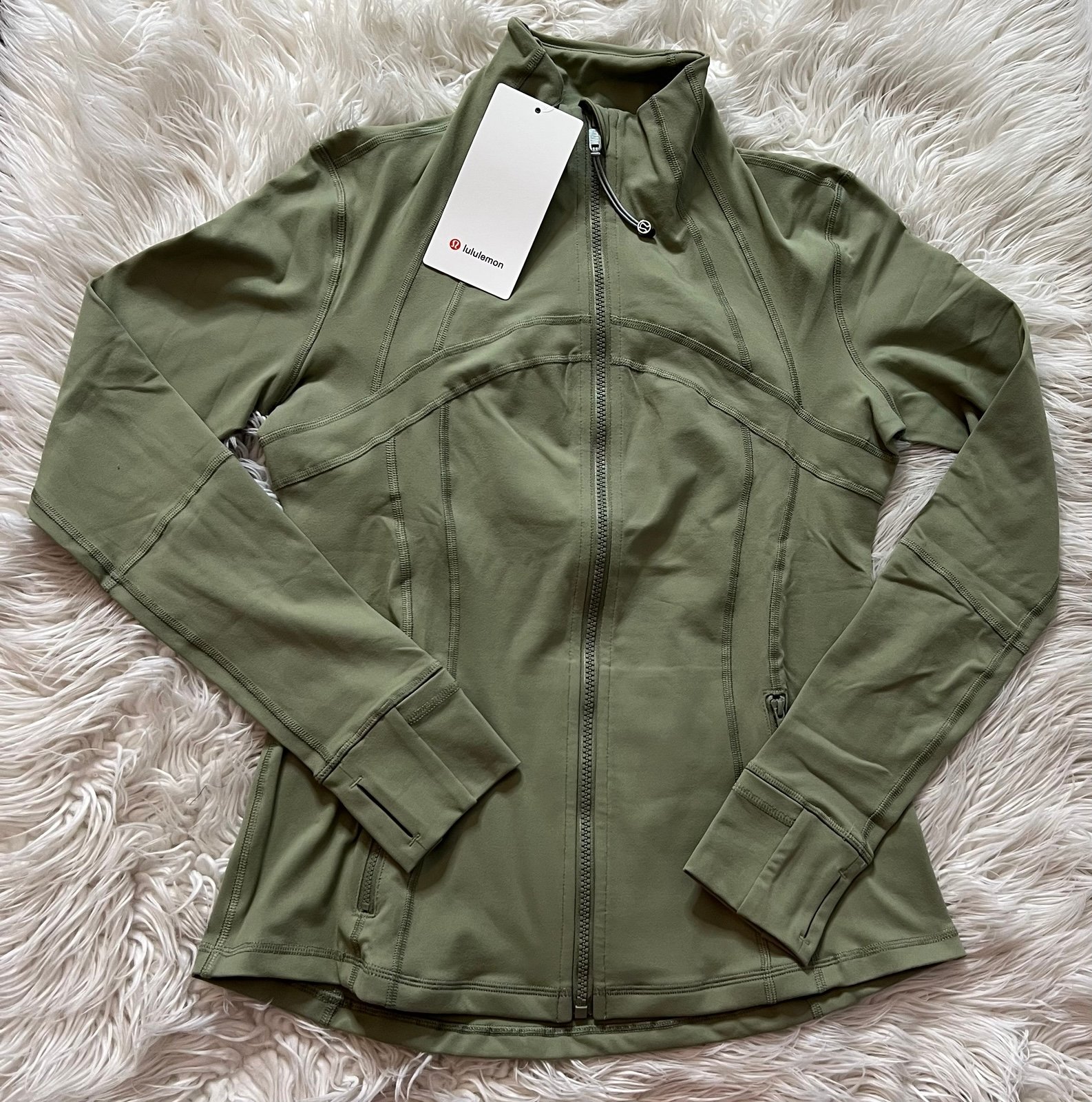 Lululemon Olive Green Define Jacket Size 10