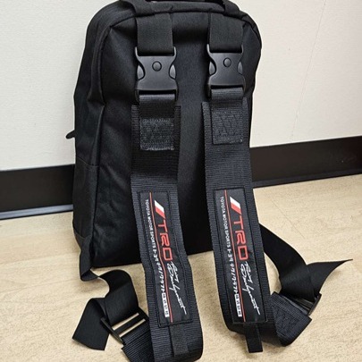 BRAND NEW TRD RACING BLACK Harness Detachable Adjustable Shoulder Strap Backpack