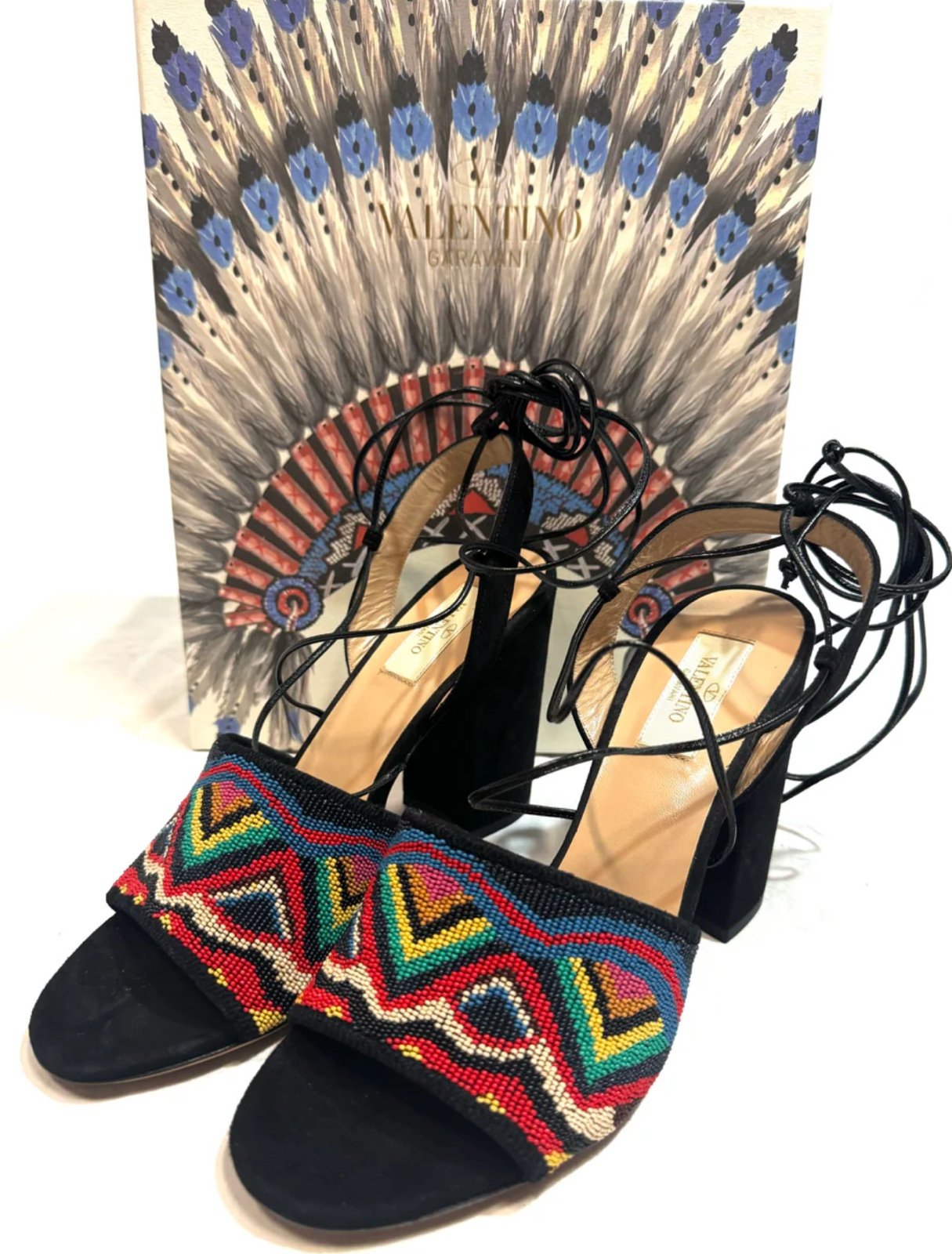 NIB - Valentino Garavani Native Ankle Wrap Heel