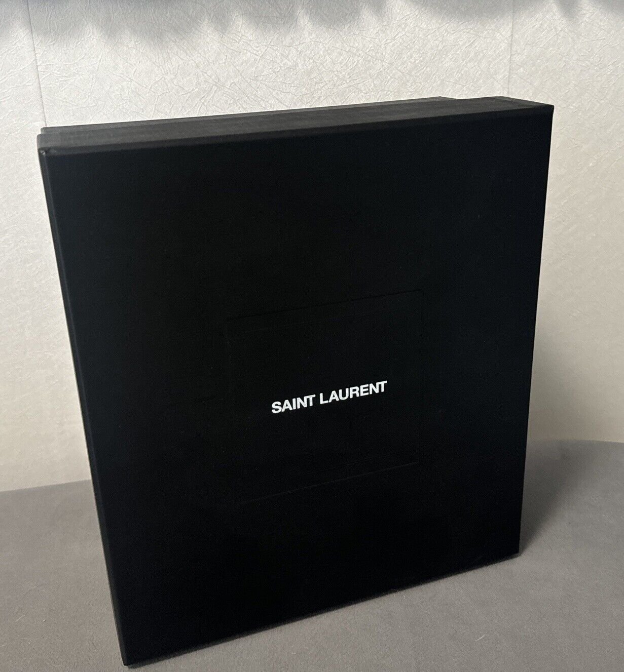 Authentic Saint Laurent Box /w 2 Dust Bags, Tissue 11.5”x10”x4”