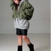 Antiqua Tree Cafe MA-1 Khaki Short Length