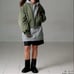 Antiqua Tree Cafe MA-1 Khaki Short Length