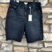 Good American black Bermuda Jean shorts size 8/29 NEW