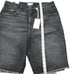 Good American black Bermuda Jean shorts size 8/29 NEW
