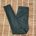 Zara Emerald Dark Green Faux Vegan Leather Pants
