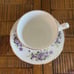 Queen Anne Purple Violets Bone China Cup & Saucer #8625 Est. 1911 to 1966