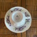 Queen Anne Purple Violets Bone China Cup & Saucer #8625 Est. 1911 to 1966