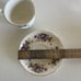 Queen Anne Purple Violets Bone China Cup & Saucer #8625 Est. 1911 to 1966
