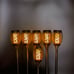 Solar Lights Outdoor Decorative, Pack of 6 Ultra-Lager Solar Torch Light with Fl