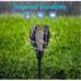 Solar Lights Outdoor Decorative, Pack of 6 Ultra-Lager Solar Torch Light with Fl