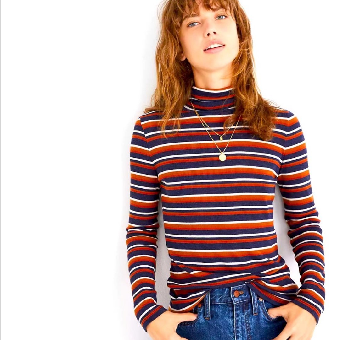 Madewell Fine Ribbed Turtleneck