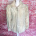 Mademoiselle Vintage 80s Rabbit Fur Bomber Jacket