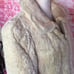 Mademoiselle Vintage 80s Rabbit Fur Bomber Jacket