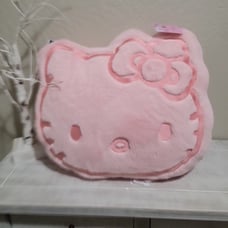 Hello Kitty Large Pink Embossed Accent Pillow