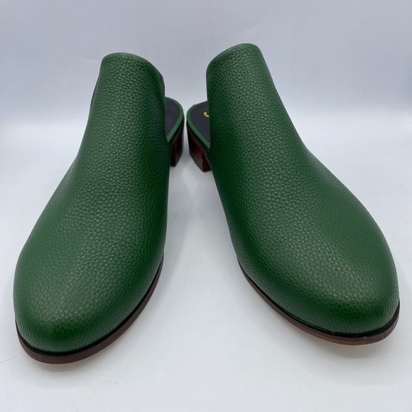 Women Block Low Heels Mules Slip on Clogs Round Toe Pumps Slide Casual Shoes