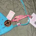 SOLD OUT 140 LoveShackFancy x Hurley Turquoise Rhinestone Bikini 2pc set NWT