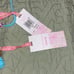 SOLD OUT 140 LoveShackFancy x Hurley Turquoise Rhinestone Bikini 2pc set NWT