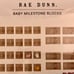 Rae Dunn Baby Milestone Blocks Wooden