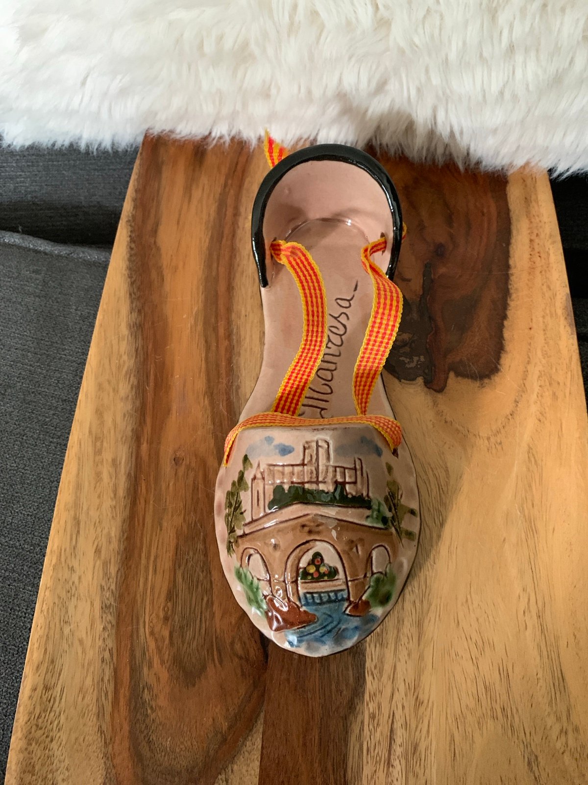 Vintage Terra Cotta Manresa Sandal