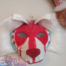 Clown Dog Therian Mask Halloween High Quality Canine