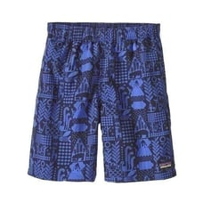 Patagonia Baggies Shorts Boys Size Medium McQuail/Imperial Blue Swim Trunks