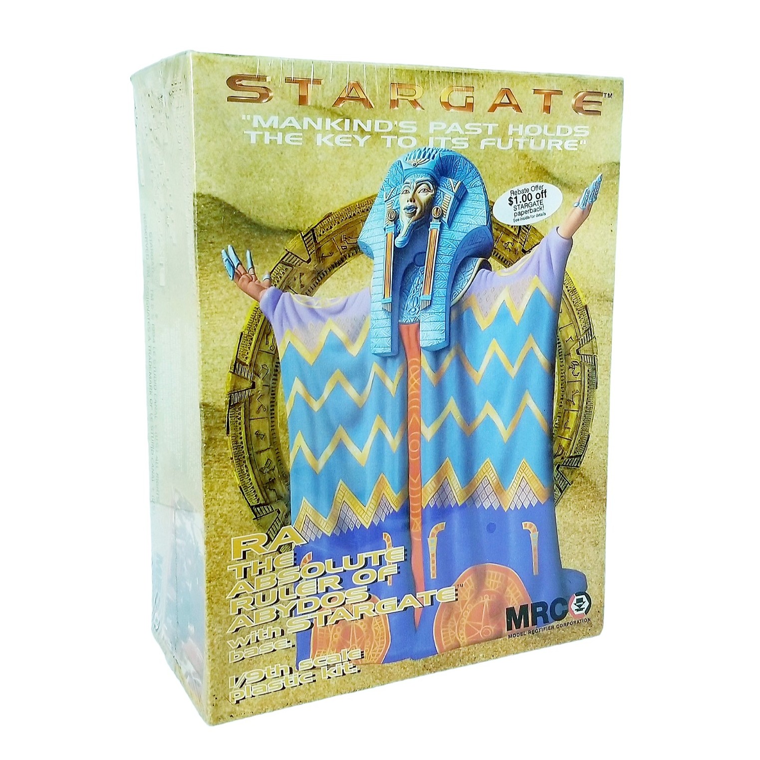 Vintage 1994 STARGATE Ra Absolute Ruler Of Abydos 1/9th Scale Model Kit New