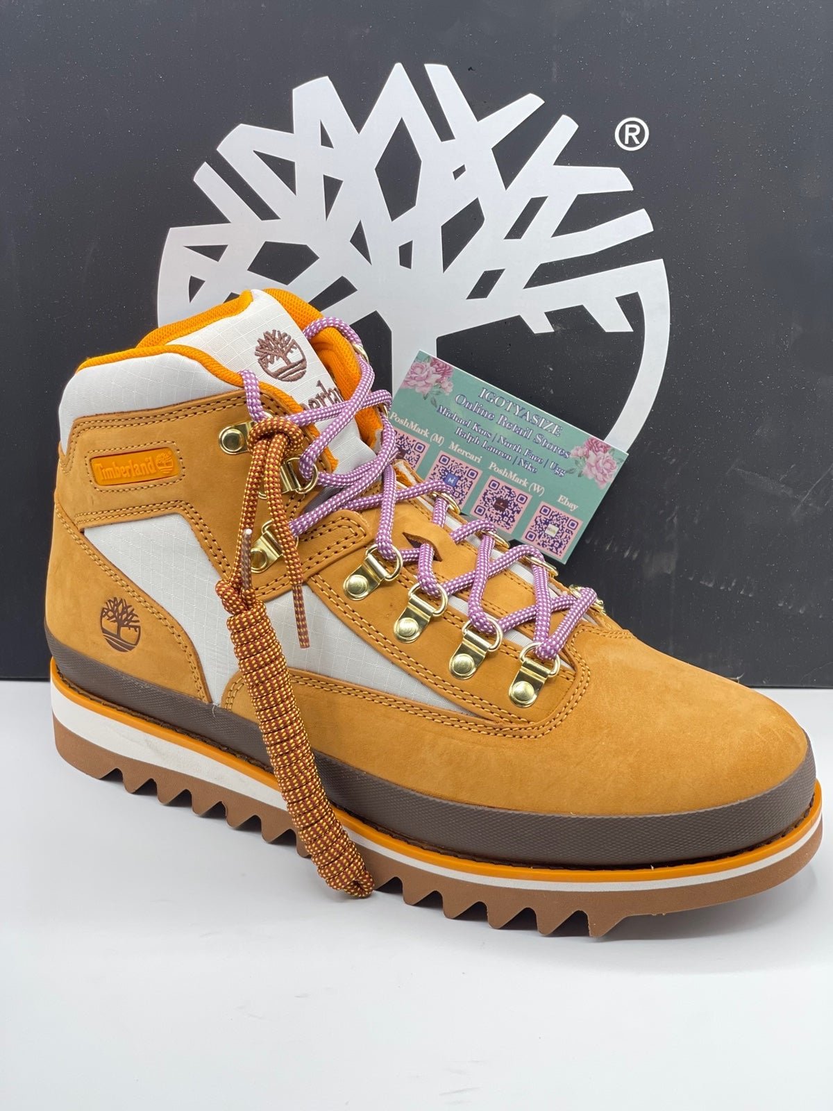 TIMBERLAND C61 FULL GRAIN LEATHER VIBRAM HIKER CHUKKA BOOT (SIZE 10.5)