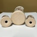 Nichols Pottery Napkin holder and salt and pepper shakers flowers, hummingbirds