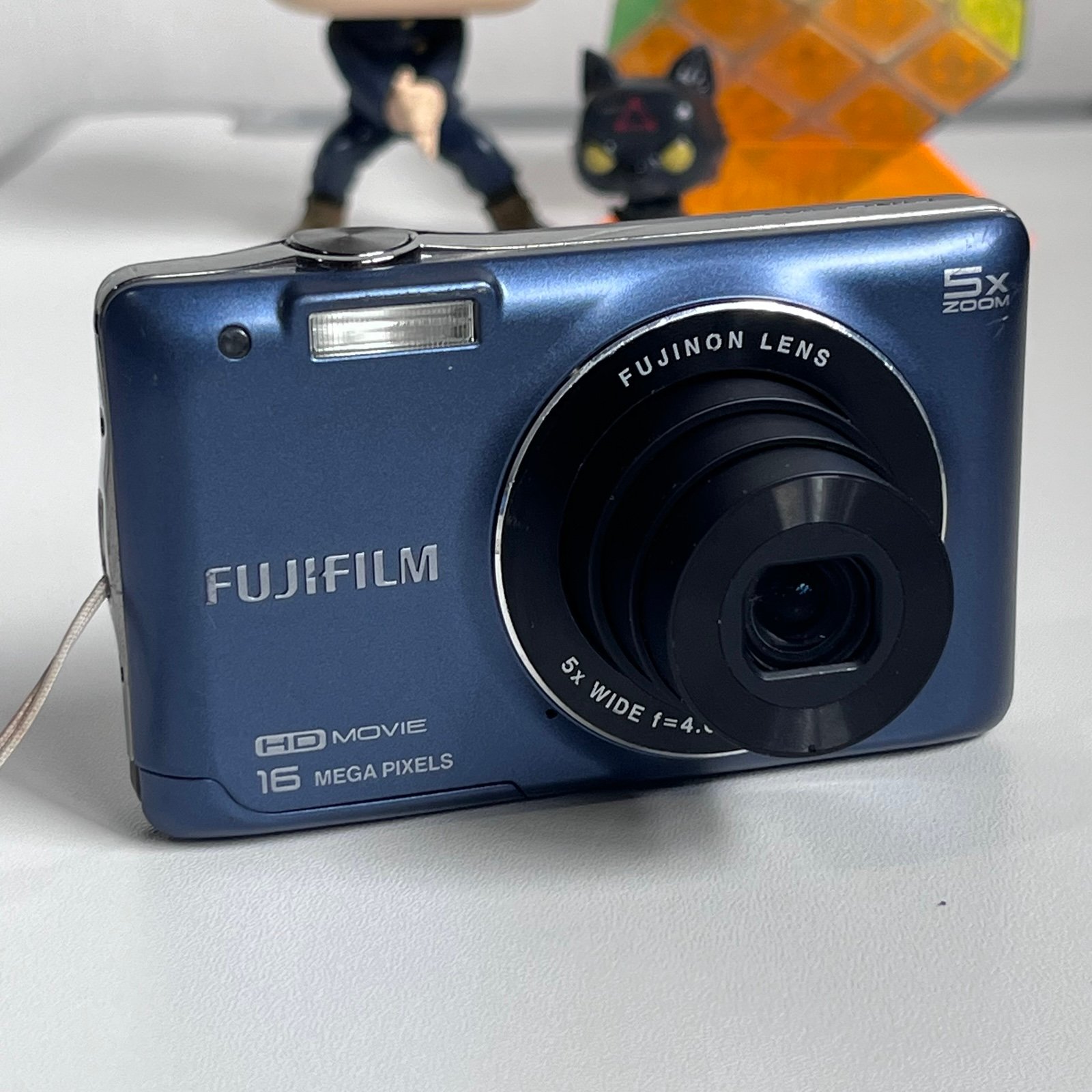 Fujifilm Finepix JX665 16.0 Megapixel Digital Camera Indigo Blue Digicam Fuji