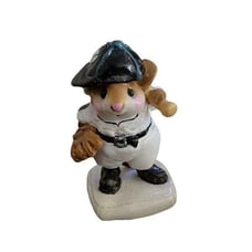 Wee Forest Folk BATTER UP WFF MS15 Black Green Baseball's Joe DiMousio 1989