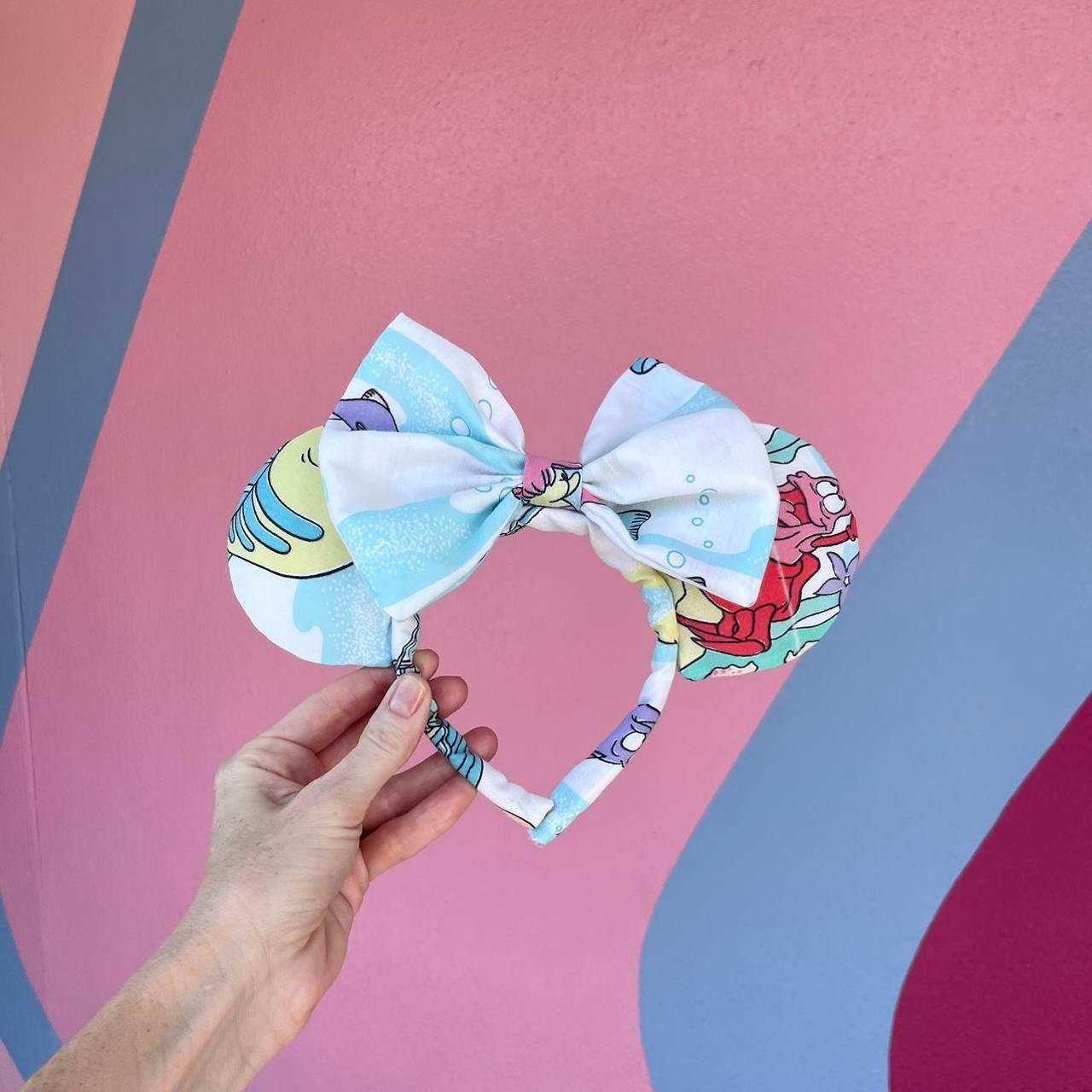 New York Couture Reworked Disney Vintage Ariel the Little Mermaid Mouse Ears