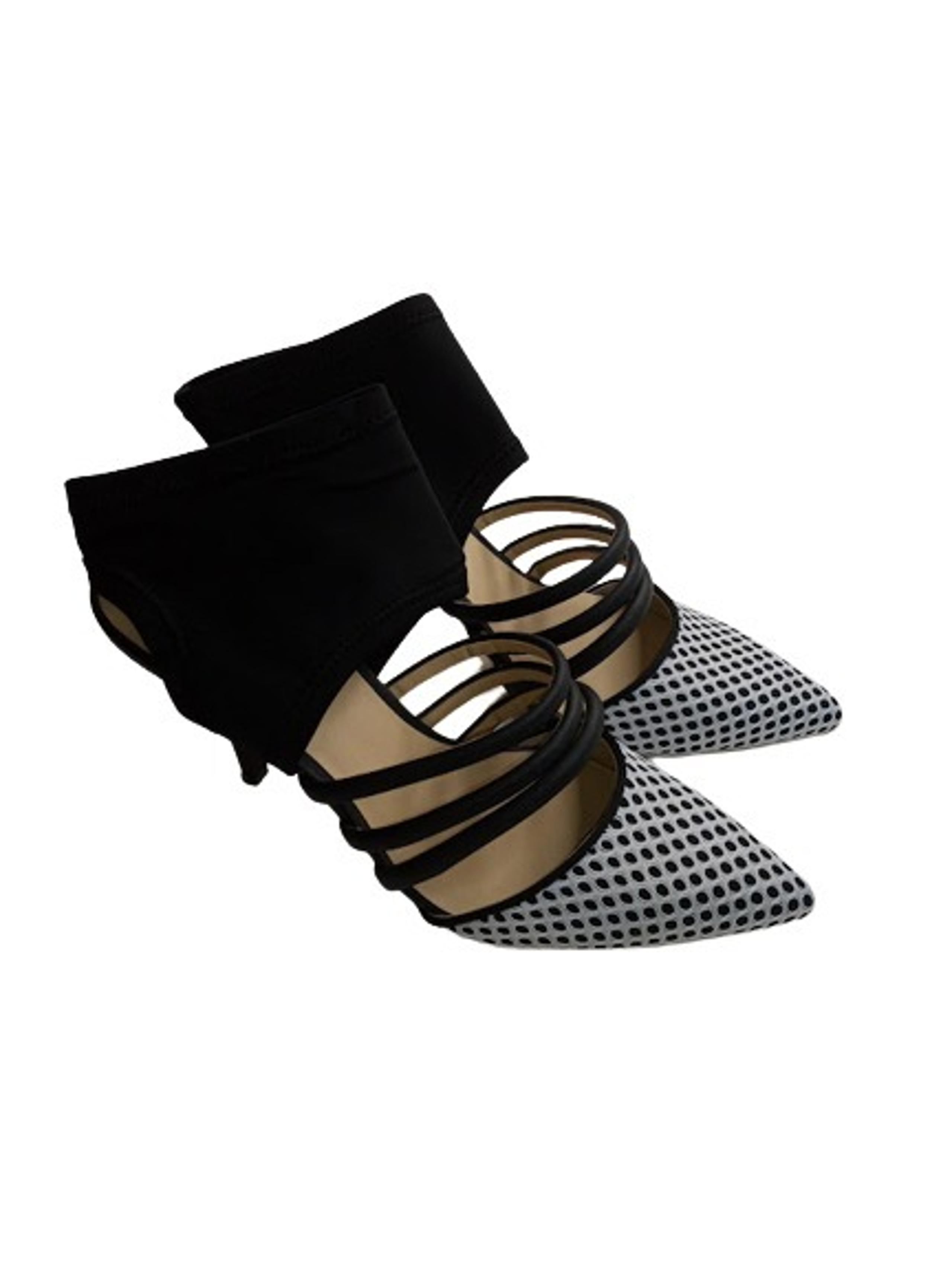 GX by Gwen Stefani Womens Heels Ankle Sleeve Strappy Pointed Toe 7.5 M