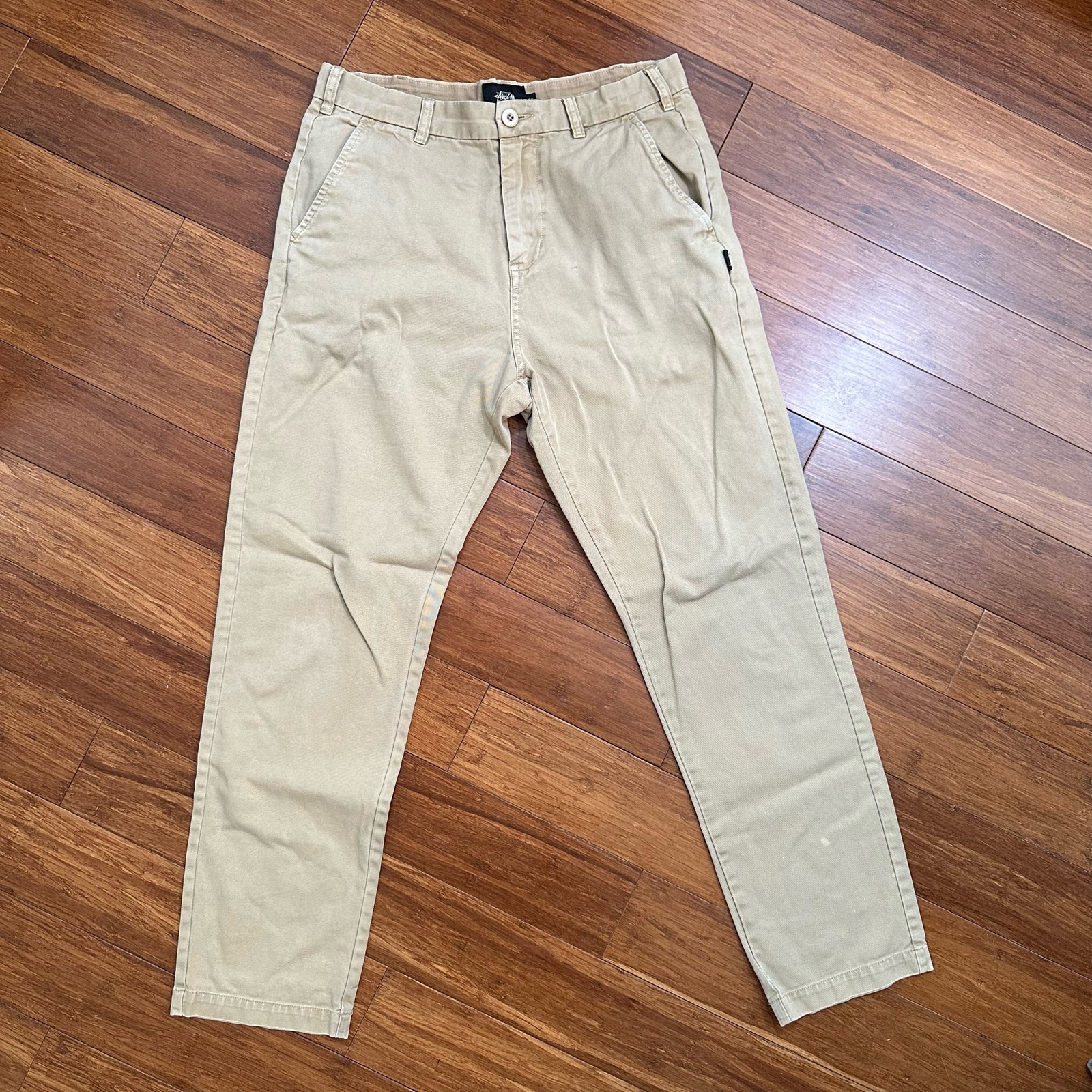 Stussy Vintage Work Pants in Khaki, Size 30 Unisex