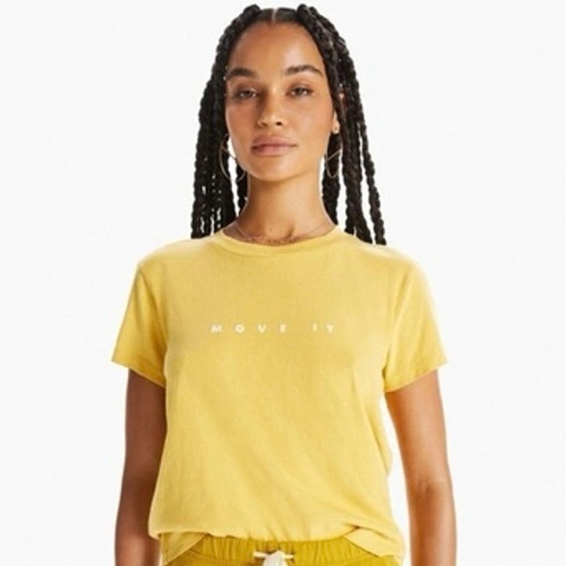 Mother Denim THE RISE & SHINE shirt yellow size S NWT