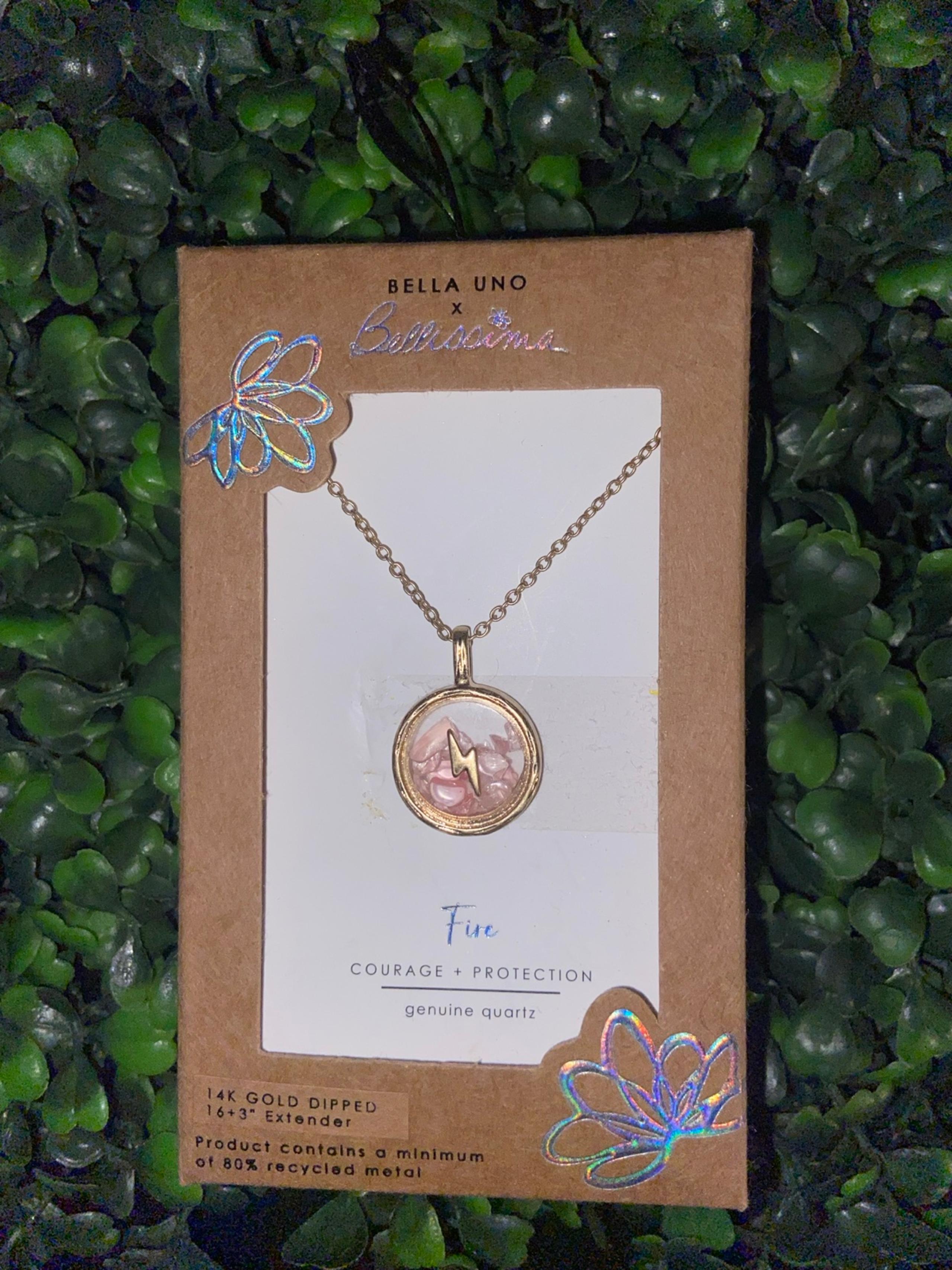 New Bella Uno Bellissima fire Pendant Necklace