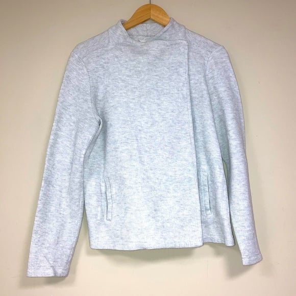 LOU & GREY Cardigan Sweater Women Large Lightweight Soft Knit Wrap Jacket Spring