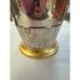 Mother of pearl silver wastebasket made in India