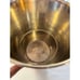 Mother of pearl silver wastebasket made in India