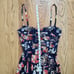 Just Cavalli Evening Gown Floral Print Long Dress Maxi Dress Italy Size 40 Blue