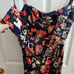 Just Cavalli Evening Gown Floral Print Long Dress Maxi Dress Italy Size 40 Blue