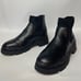 NWOB Steve Madden Black Ankle Boots with Glitter Sole, Size 4M