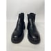 NWOB Steve Madden Black Ankle Boots with Glitter Sole, Size 4M